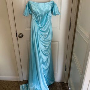 Corset Off the Shoulder Prom/Homecoming Dress